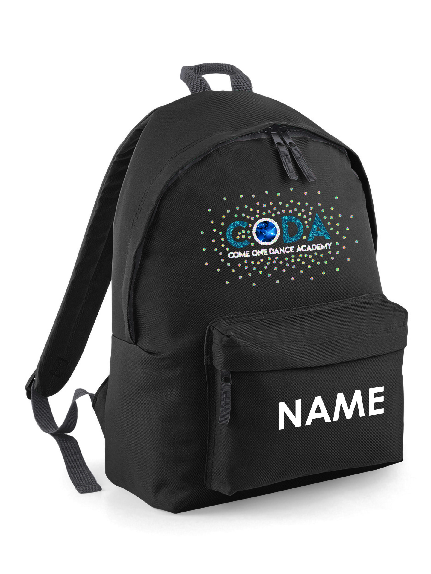 Come One Dance Academy Glitter And Rhinestone Rucksack