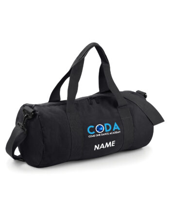 Come One Dance Academy Plain Print Barrel Bag