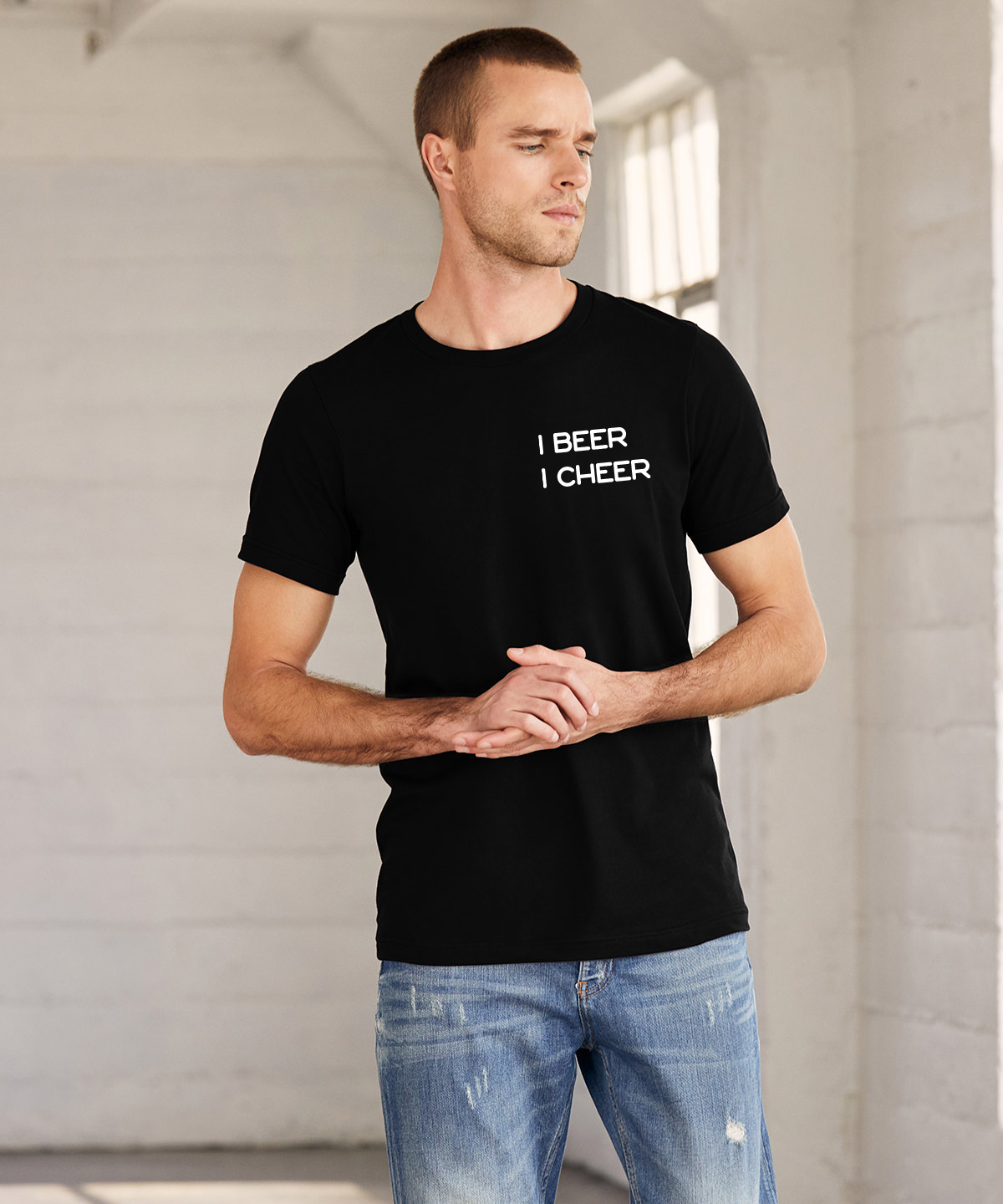 Cheer Dad 'I Beer, I Cheer' T-Shirt