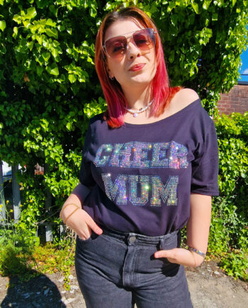 Cheer Mum Rhinestone T-Shirt