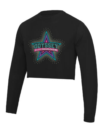 Odyssey Elite Cheerleading Cropped Long Sleeved T-Shirt