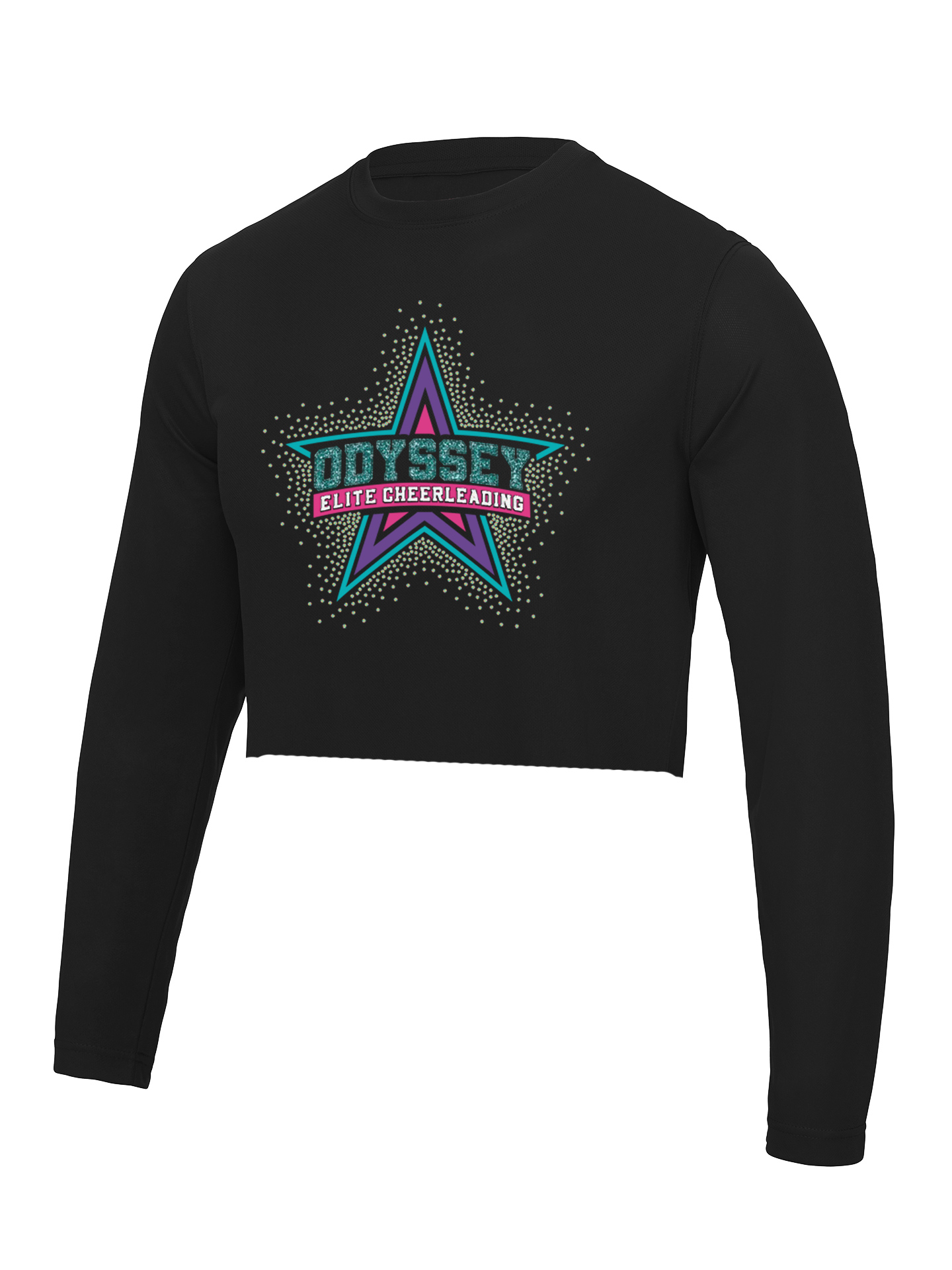 Odyssey Elite Cheerleading Cropped Long Sleeved T-Shirt