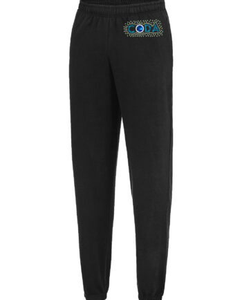Come One Dance Academy Glitter And Rhinestone Cuffed Joggers