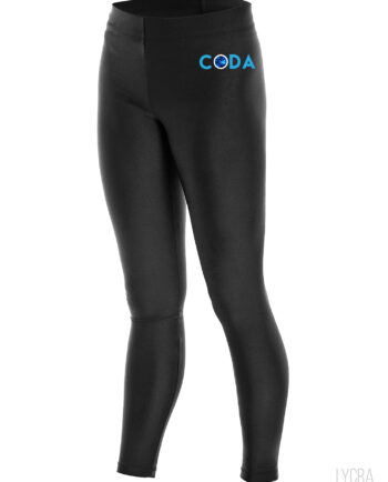 Come One Dance Academy Plain Print Lycra Leggings