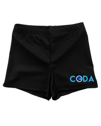 Come One Dance Academy Plain Print Lycra Shorts