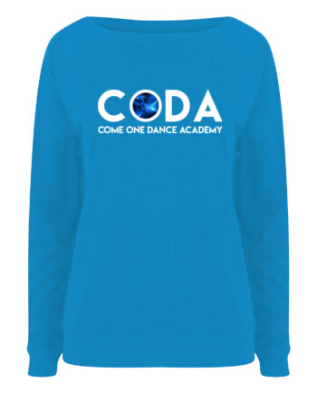 Come One Dance Academy Plain Print Slouch Sweatshirt