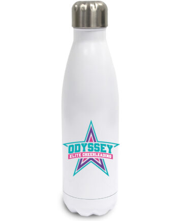 Odyssey Elite Cheerleading Tall White Water Bottle