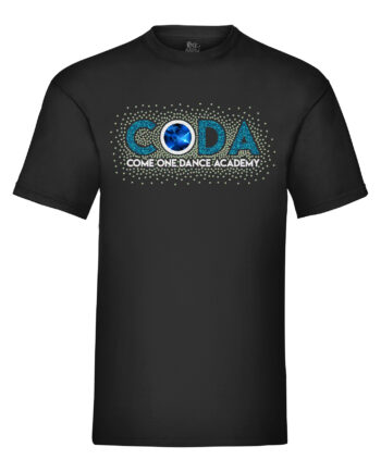 Come One Dance Academy Glitter and Rhinestone T-Shirt