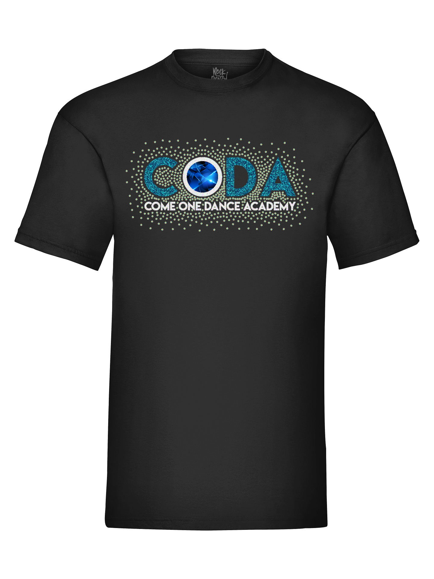 Come One Dance Academy Glitter and Rhinestone T-Shirt