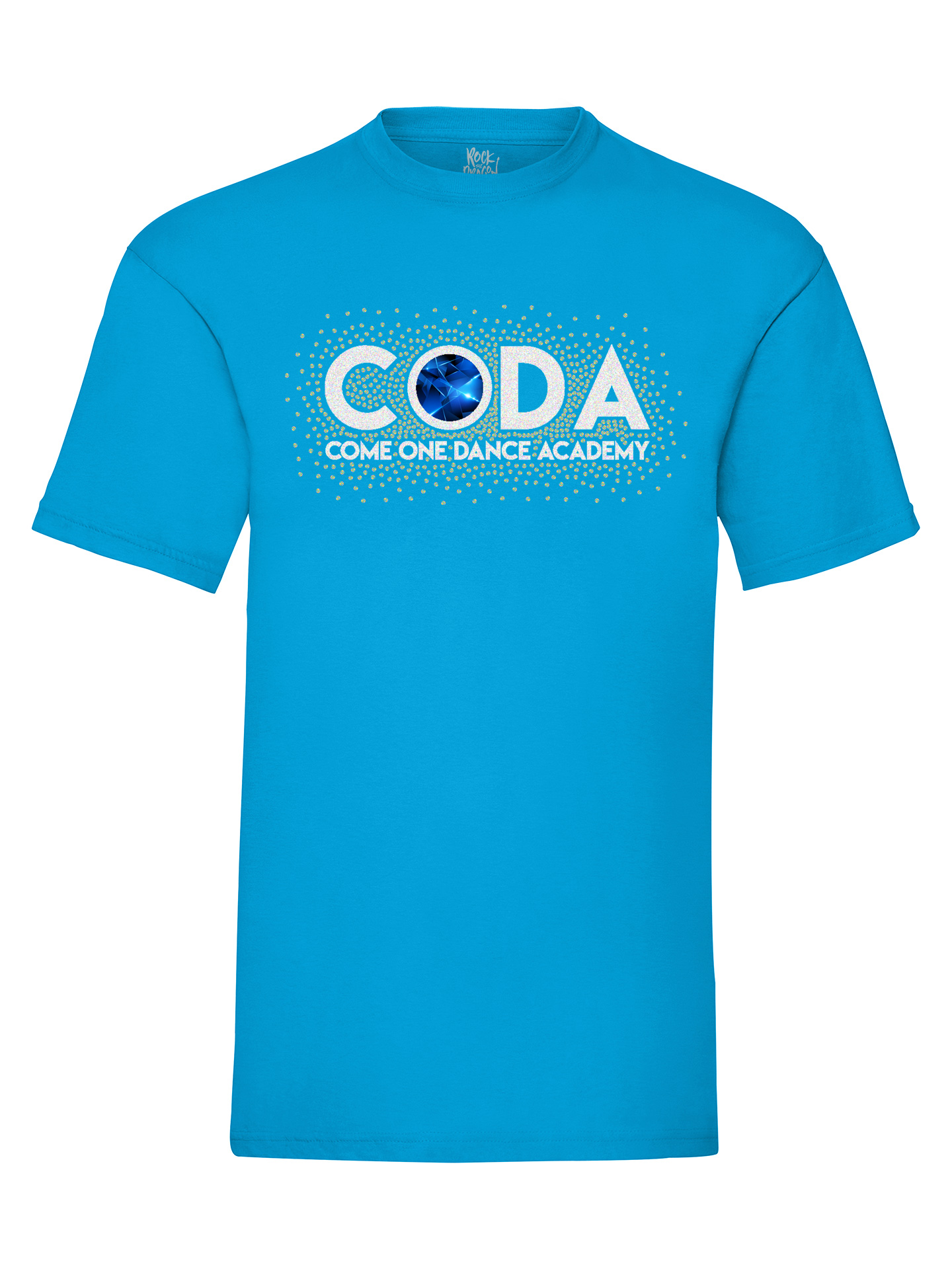 Come One Dance Academy Glitter and Rhinestone T-Shirt - Image 3
