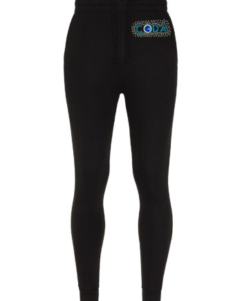 Come One Dance Academy Glitter And Rhinestone Tapered Joggers