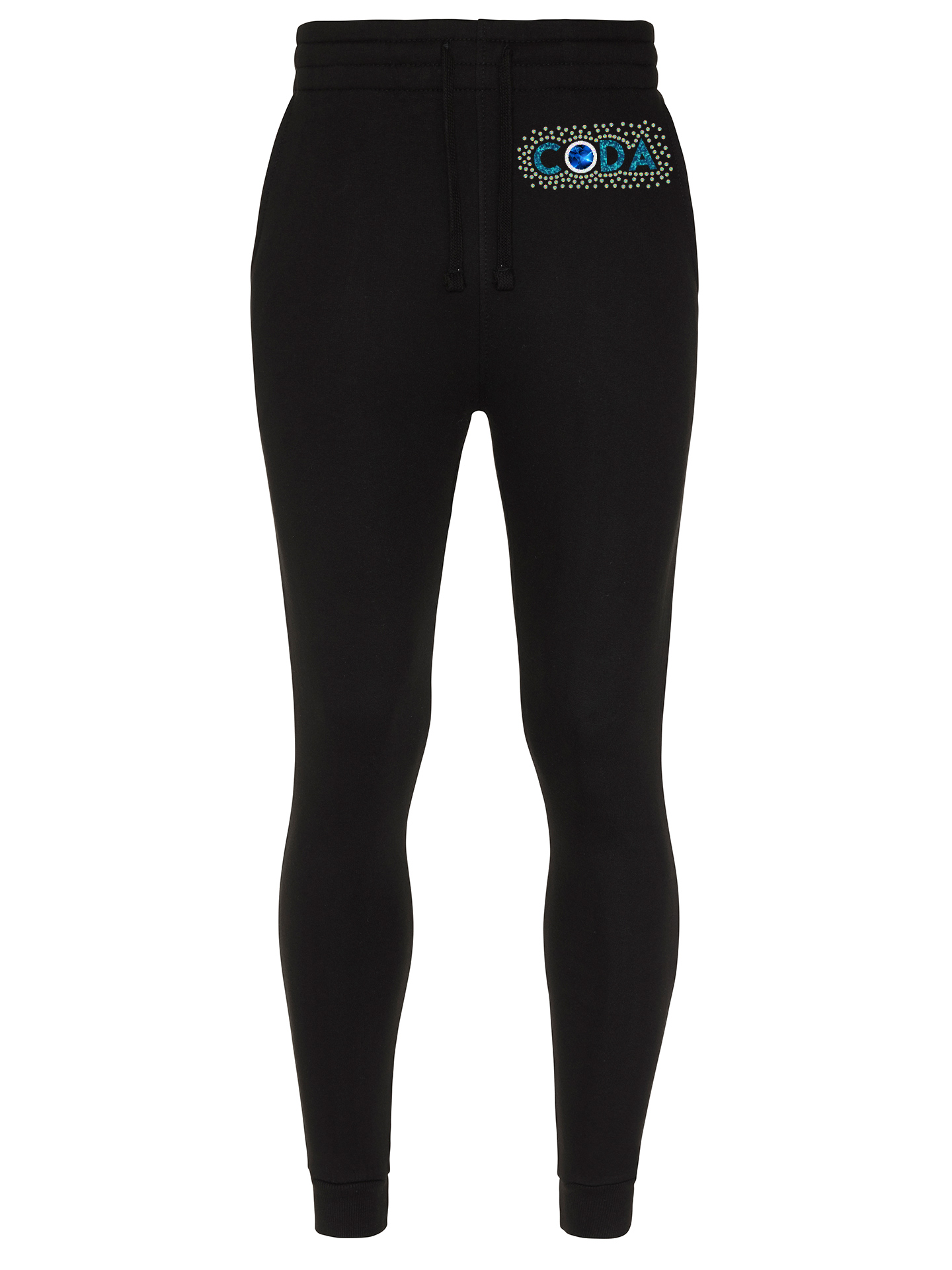 Come One Dance Academy Glitter And Rhinestone Tapered Joggers