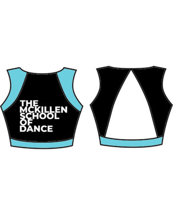 The McKillen School of Dance Custom Lycra Crop Top - Style 3 - **CUSTOM LYCRA 6-8 WEEK LEAD TIME**