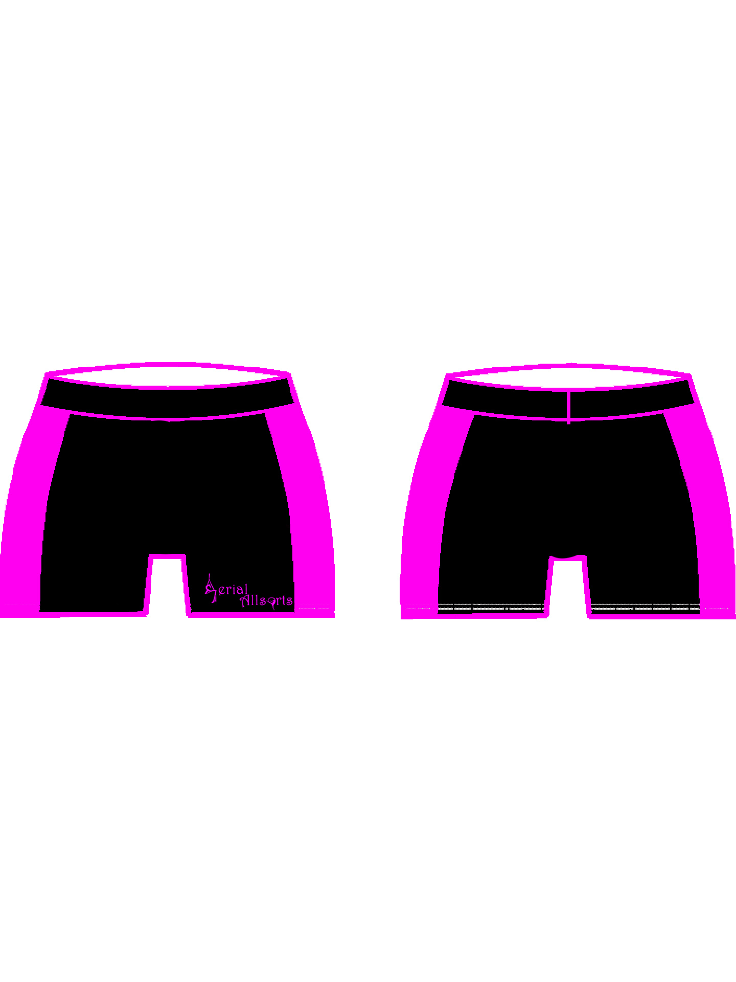 Aerial Allsorts Custom Lycra Shorts - **CUSTOM LYCRA 6-8 WEEK LEAD TIME**