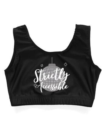 Hazlitt Institute Strictly Accessible Lycra Crop Top