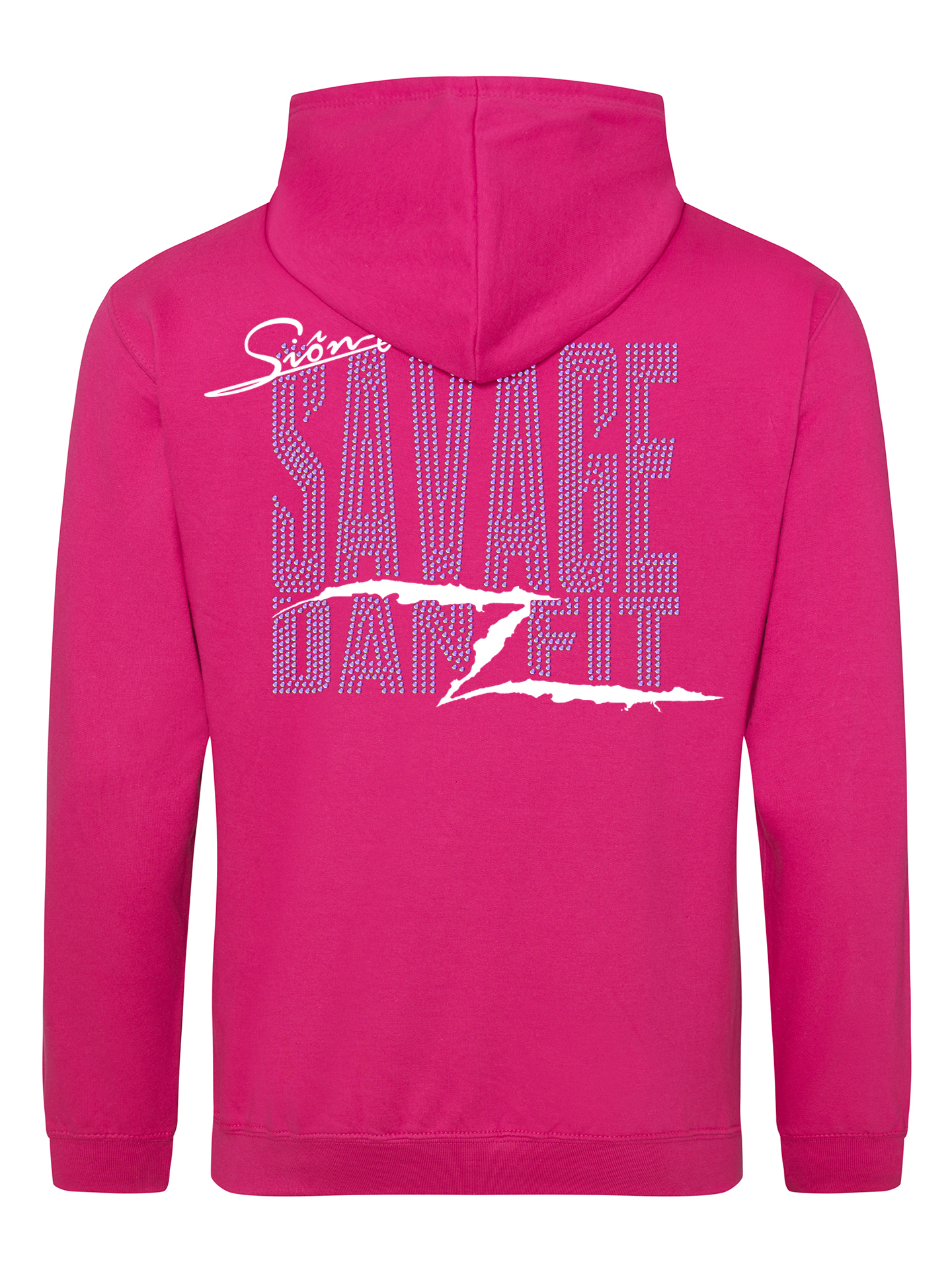 Savage Danzfit Multi Rhinestone Pullover Hoodie