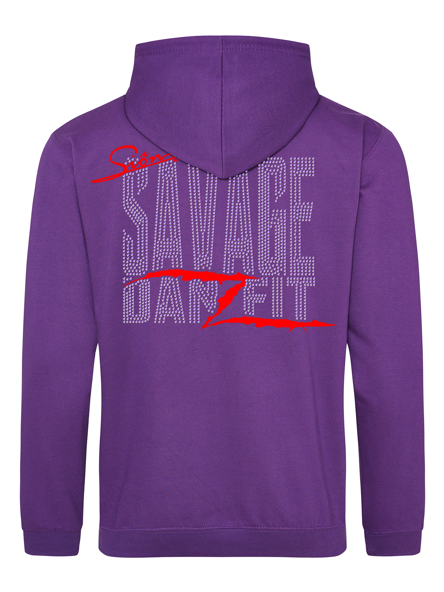Savage Danzfit Multi Rhinestone Pullover Hoodie - Image 7