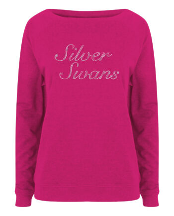 Janet Lomas School Of Dancing Silver Swans Coloured Slouch Sweatshirt
