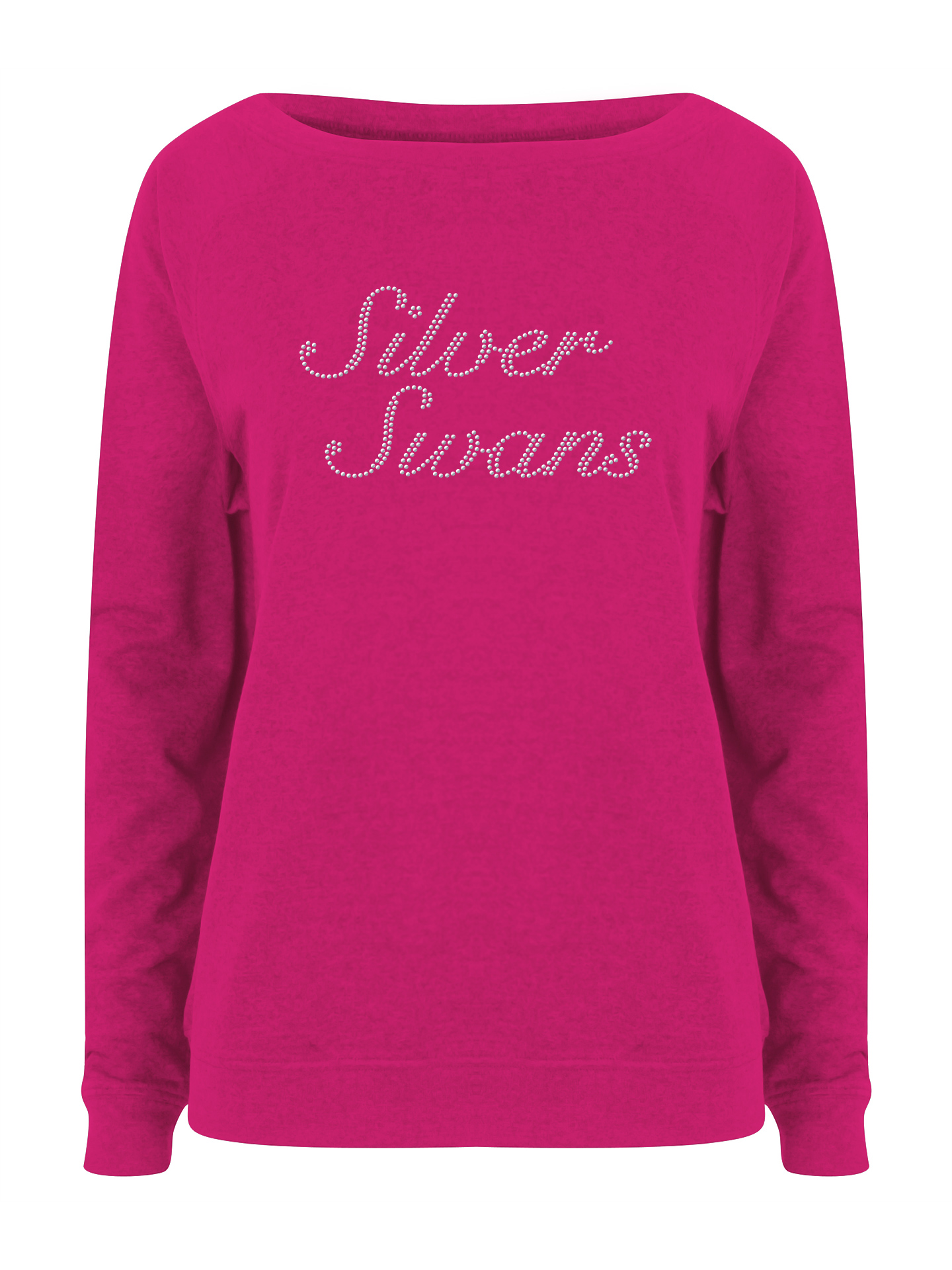 Janet Lomas School Of Dancing Silver Swans Coloured Slouch Sweatshirt