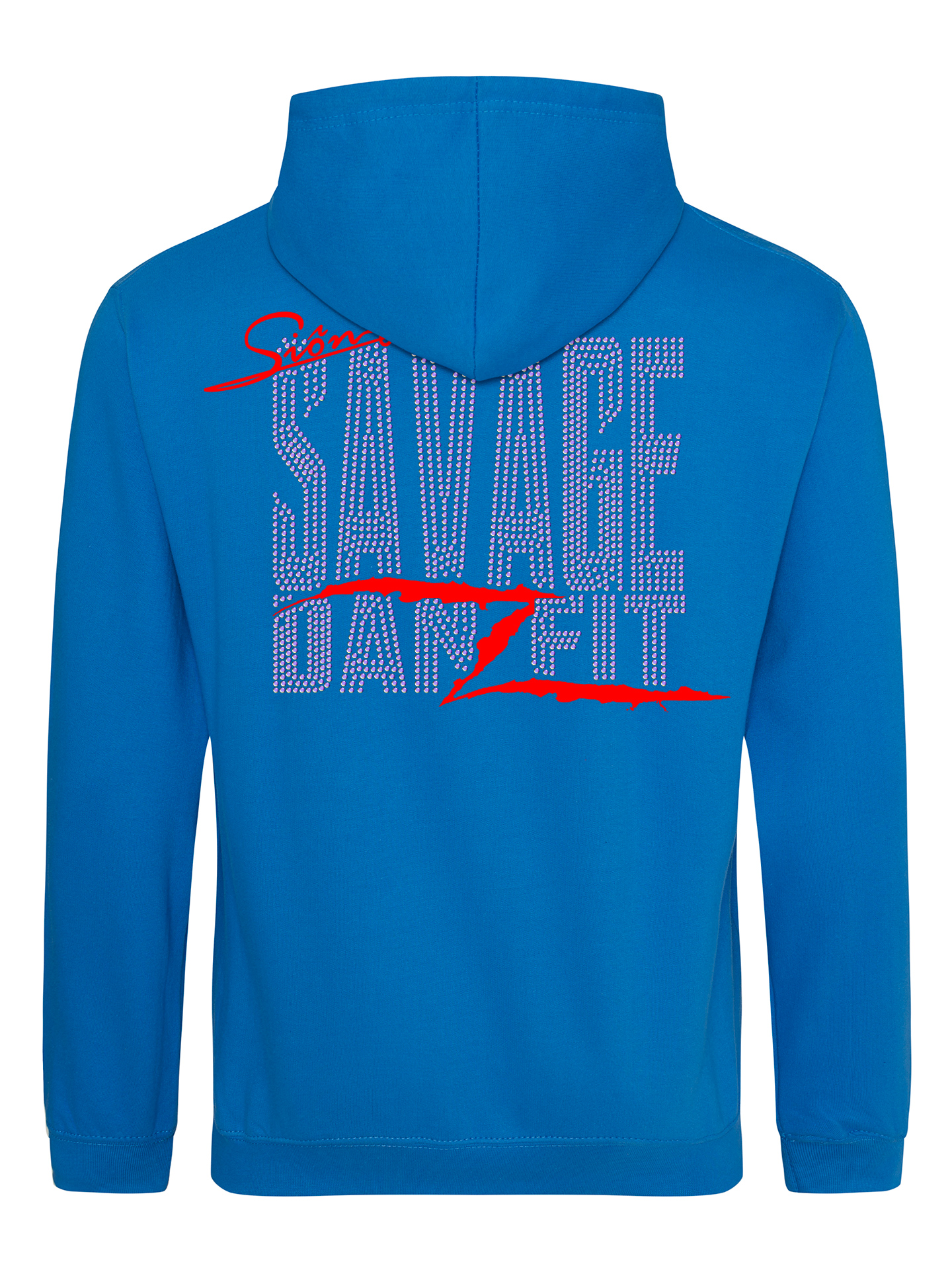 Savage Danzfit Multi Rhinestone Zipped Hoodie - Image 5