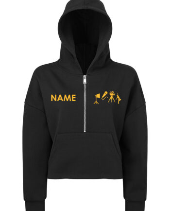 The Reach Performers Company 1/2 Zip Cropped Hoodie