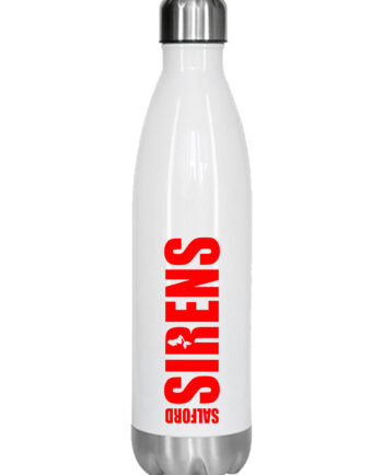 Salford Sirens Cheerleading White Water Bottle