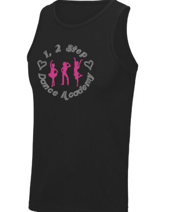 1,2 Step Dance Academy Sports Fabric Open Side Vest