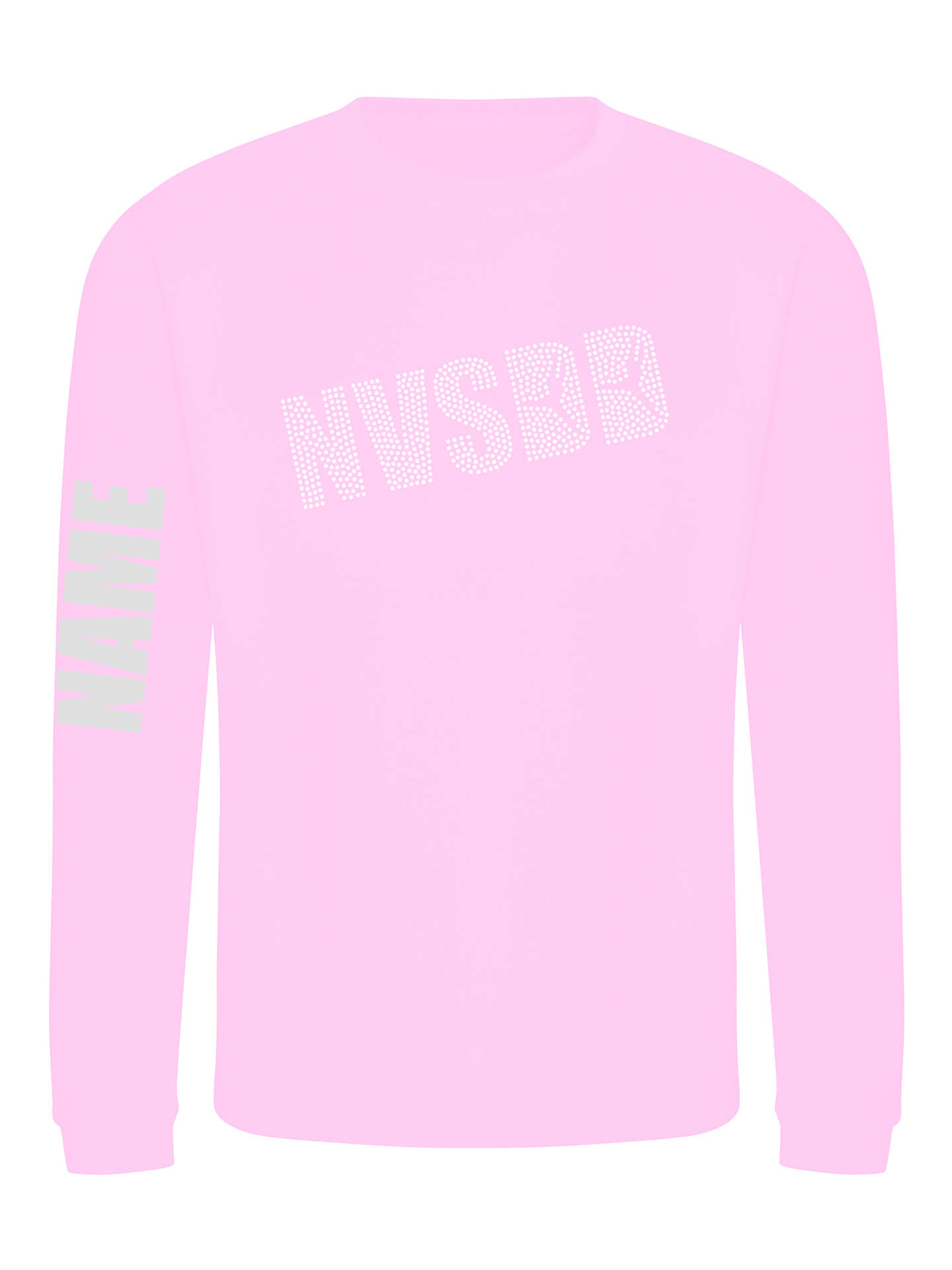 NVSDD Rhinestone Pink Sweatshirt