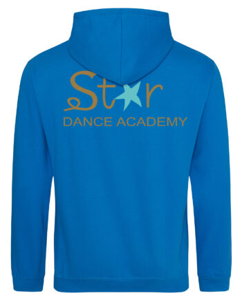 Star Dance Academy Boys Sapphire Blue Zipped Hoodie