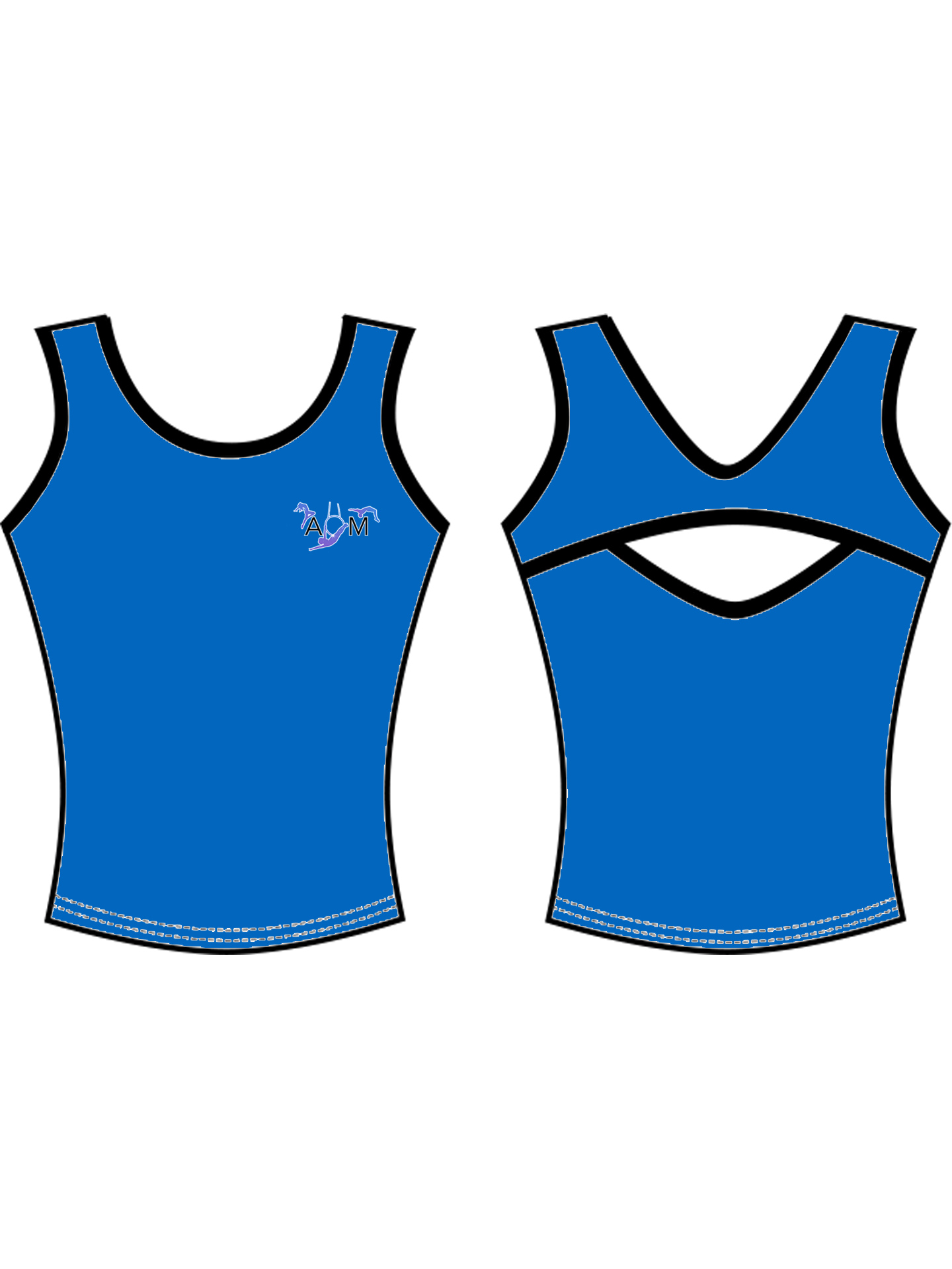 Academy Of Movement Custom Lycra Top - **CUSTOM LYCRA 6-8 WEEK LEAD TIME** - Image 4