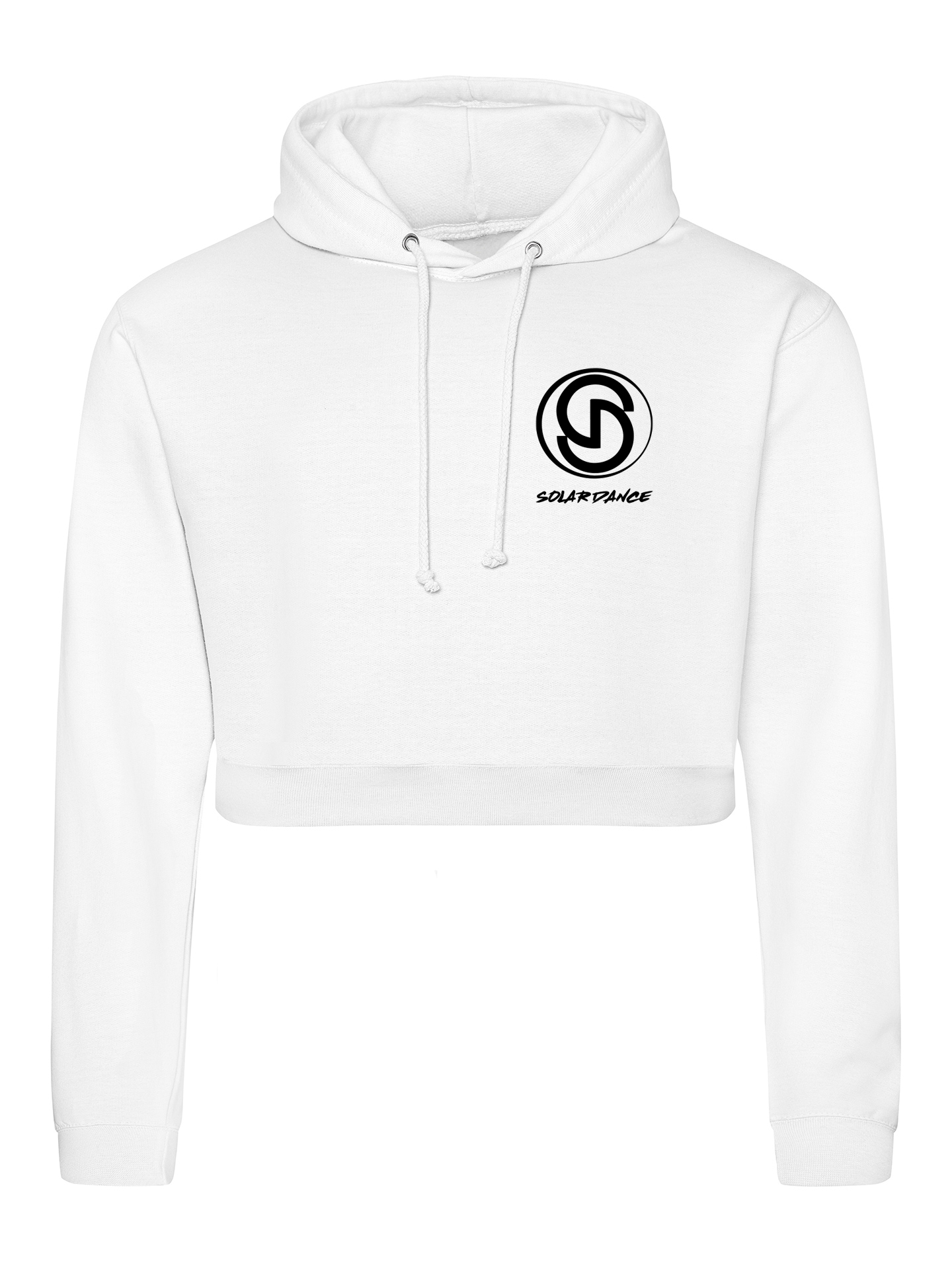 Solar Dance Print Cropped Hoodie - Image 2