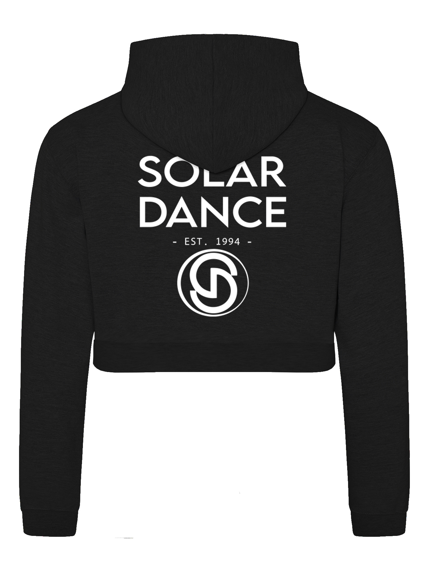 Solar Dance Print Cropped Hoodie - Image 3