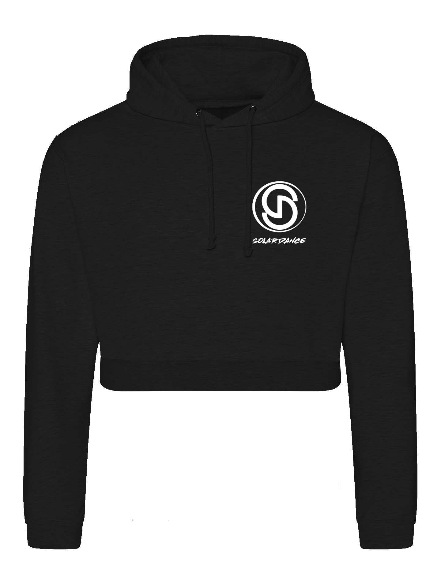 Solar Dance Print Cropped Hoodie - Image 4