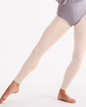 Silky Pink Footless Ballet Tights