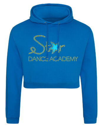 Star Dance Academy Sapphire Blue Cropped Hoodie