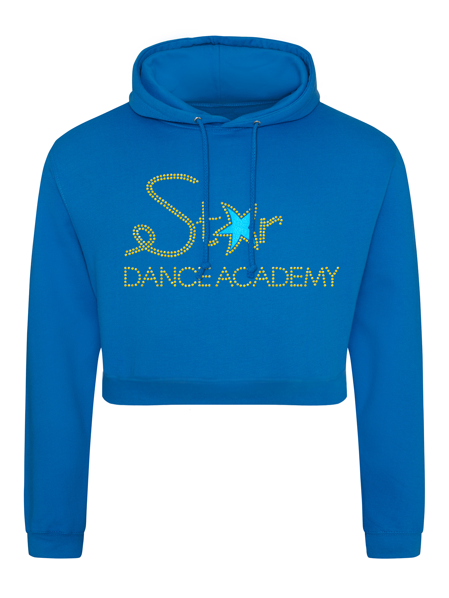 Star Dance Academy Sapphire Blue Cropped Hoodie