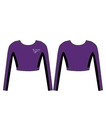 Academy Of Movement Custom Lycra Long Sleeve Crop Top - **CUSTOM LYCRA 6-8 WEEK LEAD TIME**