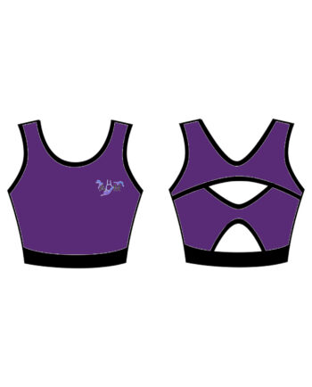 Academy Of Movement Custom Lycra Crop Top - **CUSTOM LYCRA 6-8 WEEK LEAD TIME**