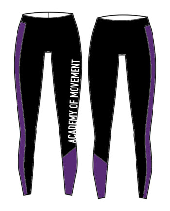 Academy Of Movement Custom Lycra Leggings - **CUSTOM LYCRA 6-8 WEEK LEAD TIME**