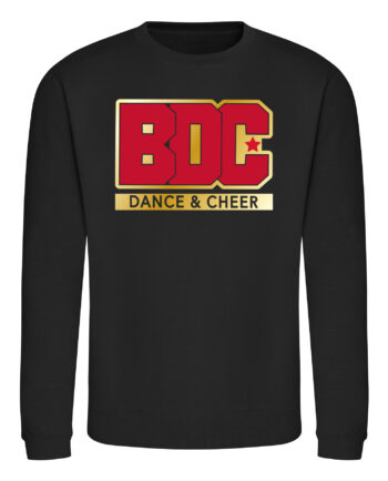 BDC Red And Gold Print Rec Sweatshirt