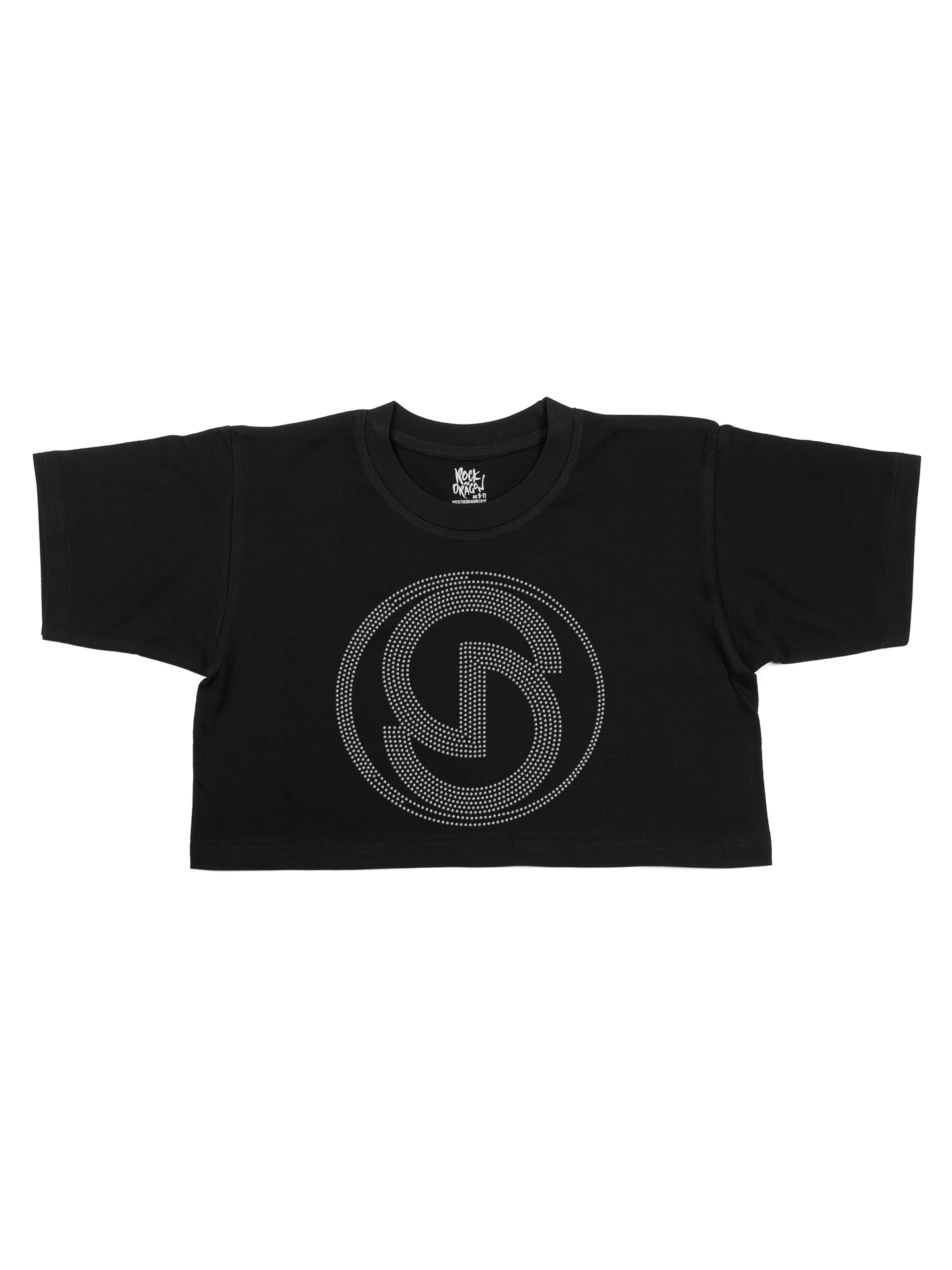 Solar Dance Rhinestone Crop T-Shirt - Image 3