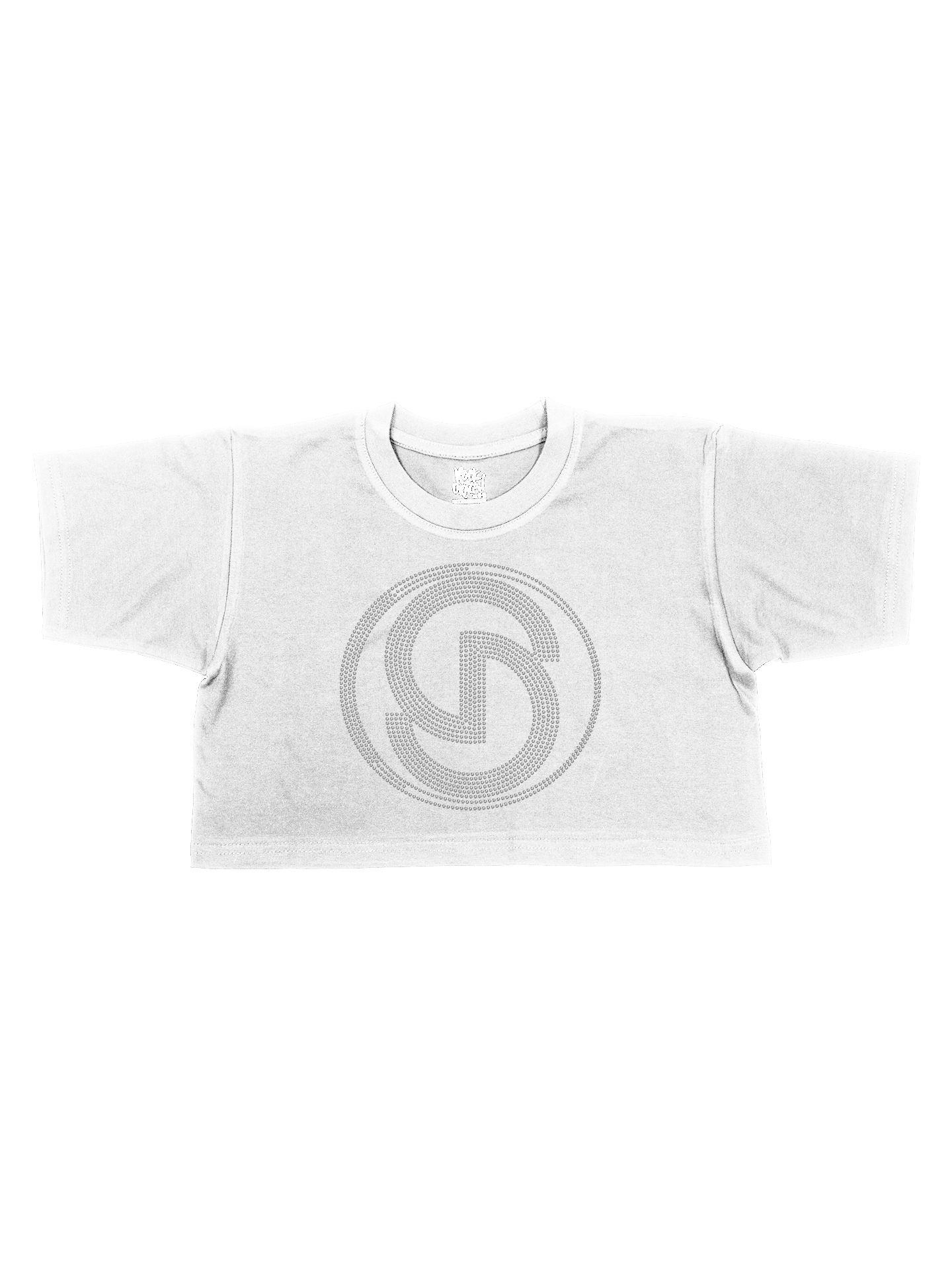 Solar Dance Rhinestone Crop T-Shirt