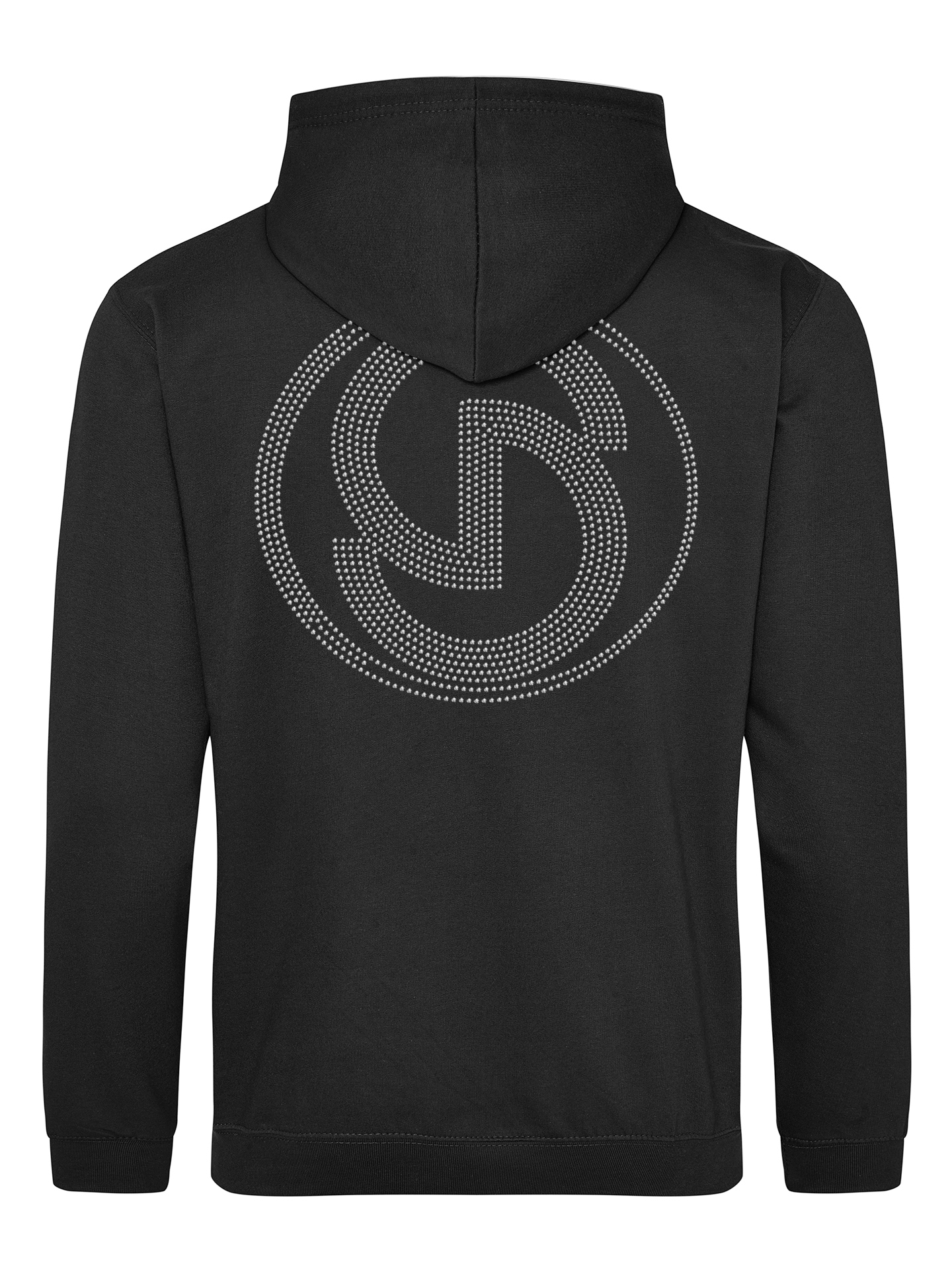Solar Dance Rhinestone Zipped Hoodie