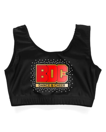 BDC Rhinestone Lycra Crop Top
