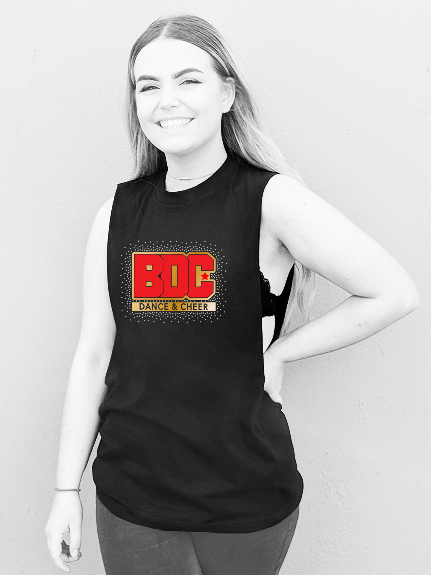 BDC Rhinestone Open Side Vest
