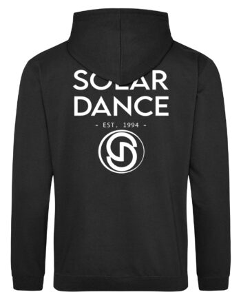Solar Dance Print Zipped Hoodie