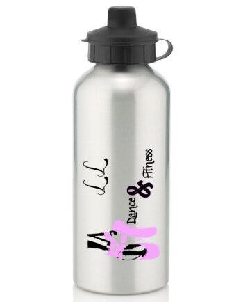 LL Dance And Fitness Silver Water Bottle
