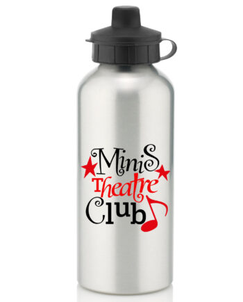Minis Theatre Club Silver Water Bottle