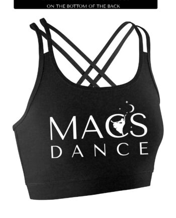 MACS Dance Back Detail Lycra Crop Top