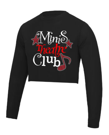 Minis Theatre Club Cropped Long Sleeved T-Shirt